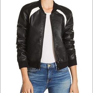 Joe’s Paola Vegan Leather Bomber Jacket